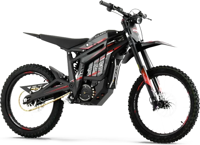 Talaria Sting MX3 in Black with red graphics